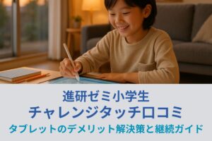 進研ゼミ小学生チャレンジタッチ口コミ｜タブレットのデメリット解決策と継続ガイド