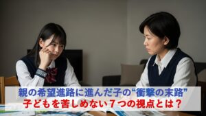 親の希望進路に進んだ子の“衝撃の末路”──子どもを苦しめない７つの視点とは？