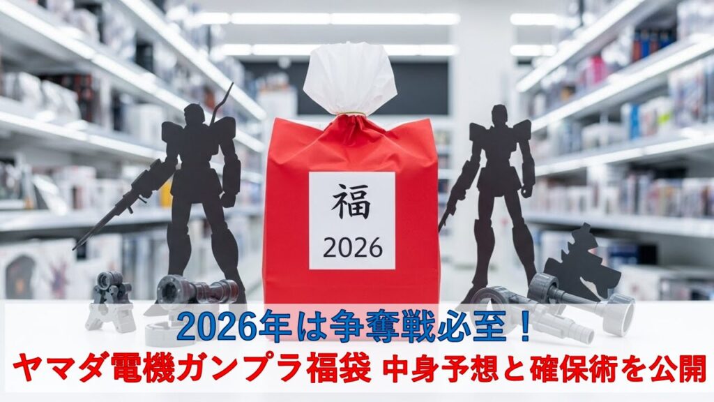 2026年は争奪戦必至！ヤマダ電機ガンプラ福袋の中身予想と確保術を公開